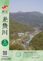 「新緑の姫川渓谷（葛葉峠より望む）」
